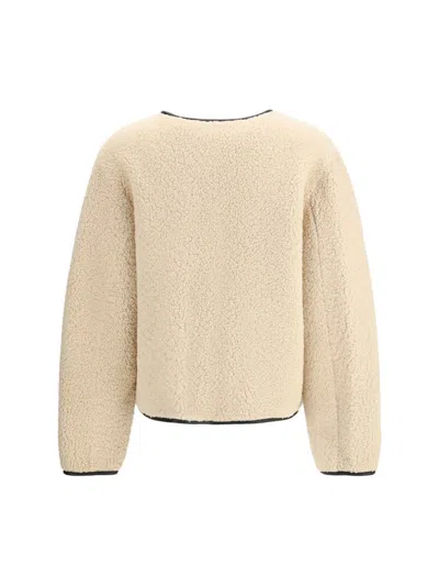 Blazé Milano Reversible Shearling Jacket In Neutral