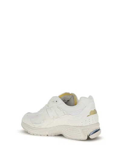 New Balance Low Top Sneakers With Mesh Panels And Rubber Outsole In White