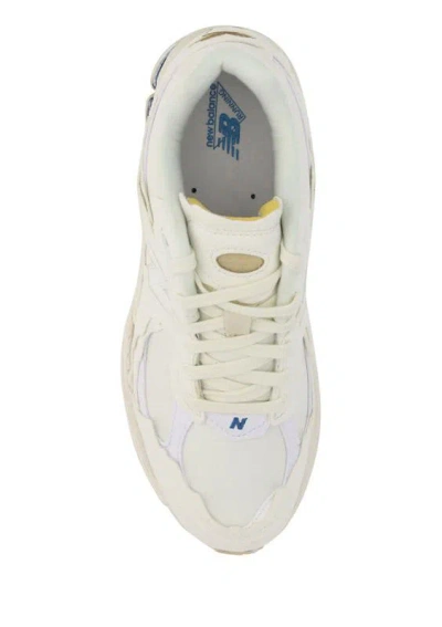 New Balance Low Top Sneakers With Mesh Panels And Rubber Outsole In White