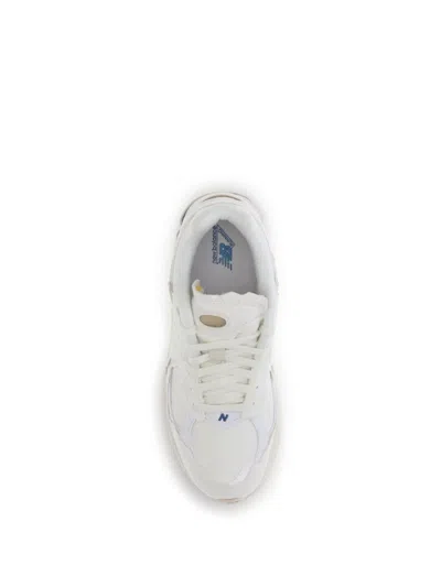 New Balance Low Top Sneakers With Mesh Panels And Rubber Outsole In White