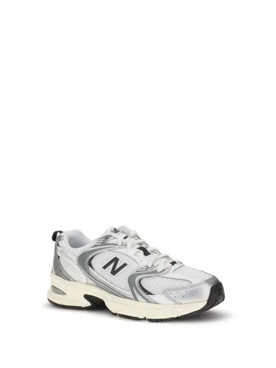 New Balance Lightweight Sneakers With Mesh And Rubber Sole In Silver