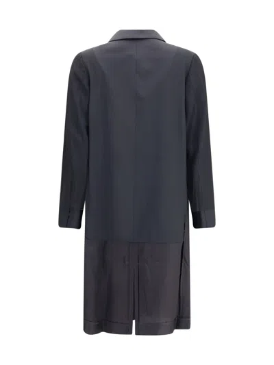 Undercover Long Blazer Jacket In Black