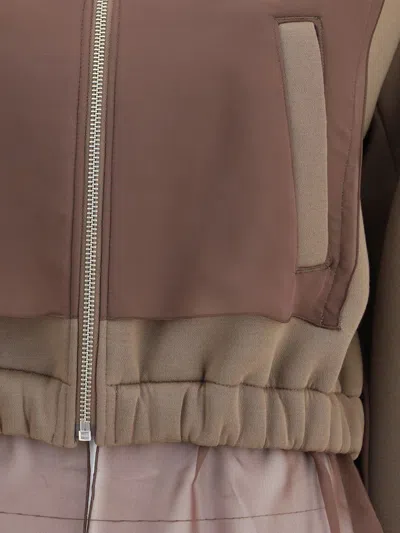 Undercover Colorblock Blouson Jacket In Neutral