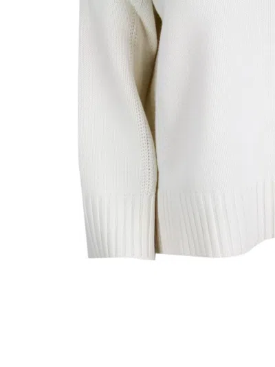 Malo Sweaters In White