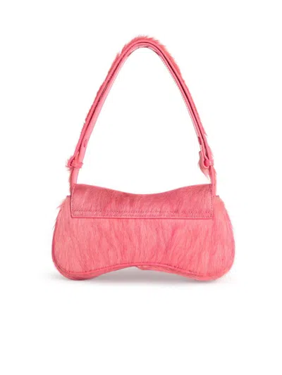 Diesel Play Flap Clutch Bag In Pink