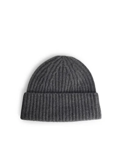 Lisa Yang 'martigny' Graphite Cashmere Beanie In Gray