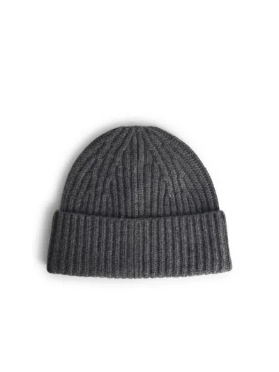 Lisa Yang 'martigny' Graphite Cashmere Beanie In Gray