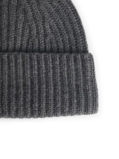 Lisa Yang 'martigny' Graphite Cashmere Beanie In Gray