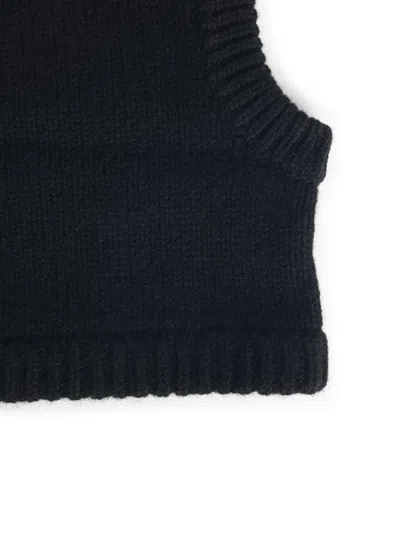 Lisa Yang 'astri' Black Cashmere Balaclava In Blue