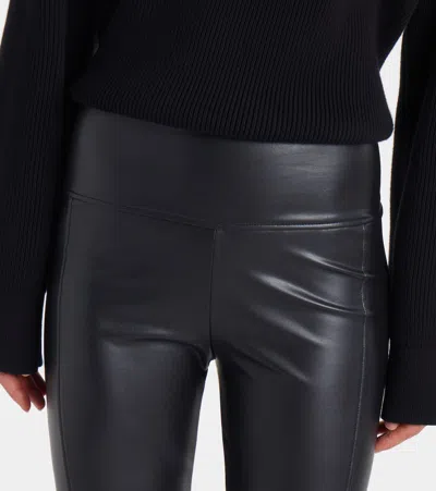 Wolford Shaping Leggings With High Waistband And Seam Detailing In Black