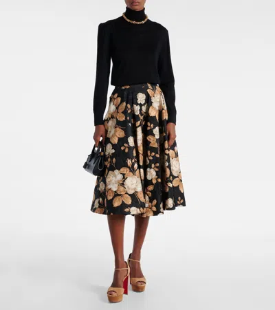 Christian Louboutin Sandaloo 130 Suede Platform Sandals In Brown