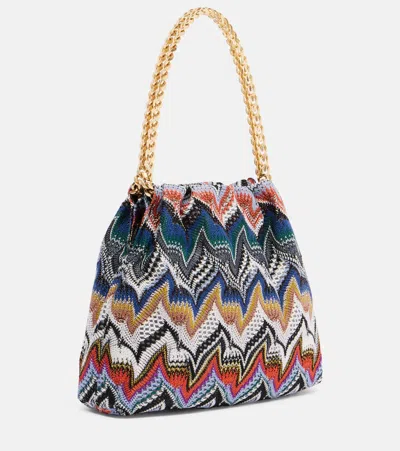 Missoni Zigzag Clutch In Multi