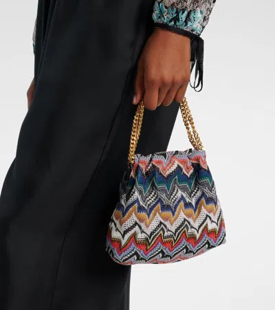 Missoni Zigzag Clutch In Multi