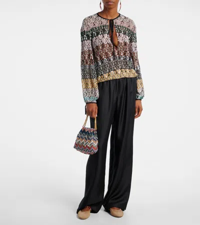 Missoni Zigzag Clutch In Multi