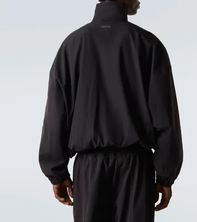 Fear Of God Black Zipped Jacket In Black