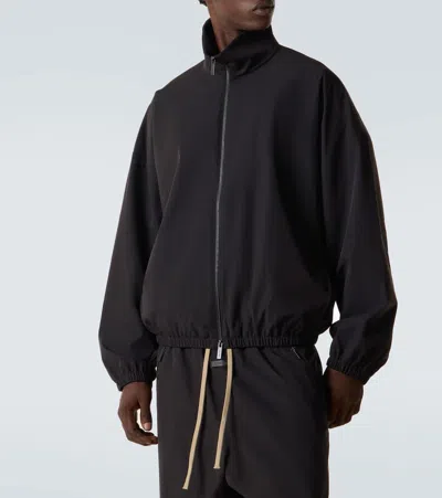 Fear Of God Black Zipped Jacket In Black