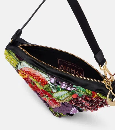Alemais Alémais Mercado Small Embellished Shoulder Bag In Multi