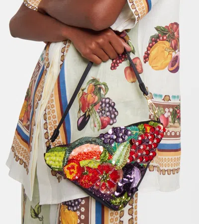 Alemais Alémais Mercado Small Embellished Shoulder Bag In Multi