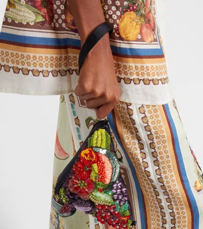 Alemais Alémais Mercado Small Embellished Shoulder Bag In Multi