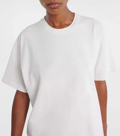The Row Isha Oversize Cotton Jersey T-shirt In White