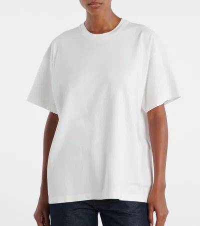 The Row Isha Oversize Cotton Jersey T-shirt In White