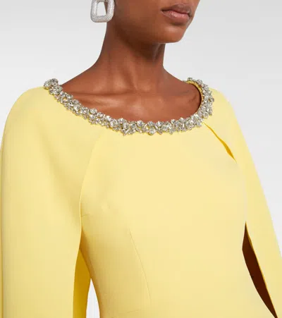 Safiyaa Embellished Gown In Yellow