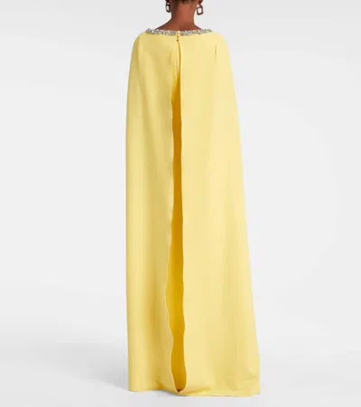 Safiyaa Embellished Gown In Yellow