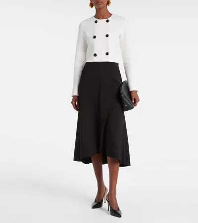 Dorothee Schumacher Sharp Ambition Wool-blend Jacket In White