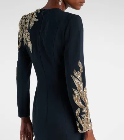 Jenny Packham Honor Embellished Gown In Gray