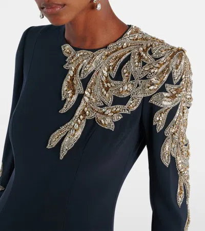 Jenny Packham Honor Embellished Gown In Gray