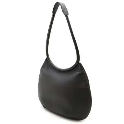 Pre-owned Hermes Chocolat Dark Brown Togo Leather Shoulder Bag Tote Bag ()