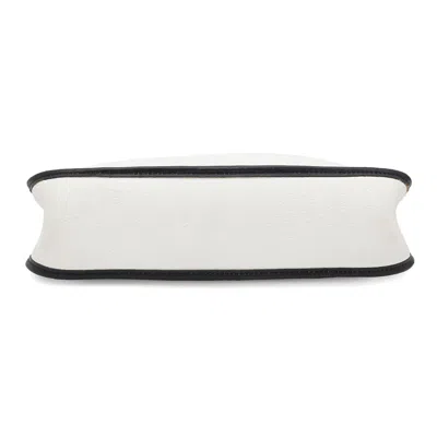 Pre-owned Hermes Vespa Black White Taurillon Clemence Leather Shoulder Bag ()