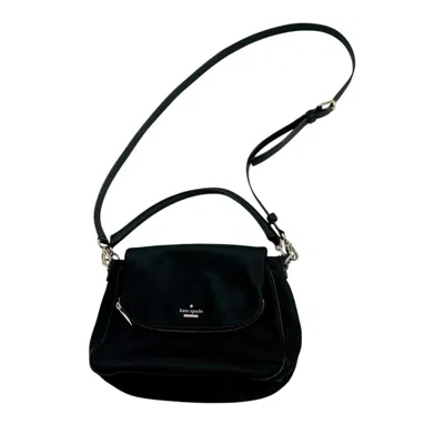 Pre-owned Kate Spade Black Nylon Handbag Shoulder Bag ()