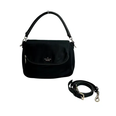 Pre-owned Kate Spade Black Nylon Handbag Shoulder Bag ()