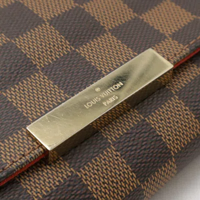 Pre-owned Louis Vuitton Brown Damier Canvas Pvc Clutch Bag Pouch Shoulder Bag ()
