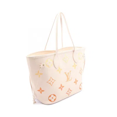 Pre-owned Louis Vuitton Cream Ivory Orange Saffron Yellow Monogram Empreinte Shoulder Bag ()