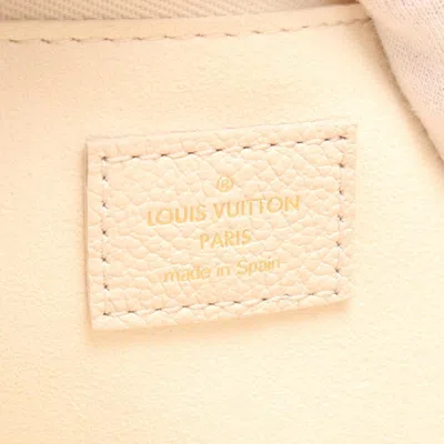 Pre-owned Louis Vuitton Cream Ivory Orange Saffron Yellow Monogram Empreinte Shoulder Bag ()