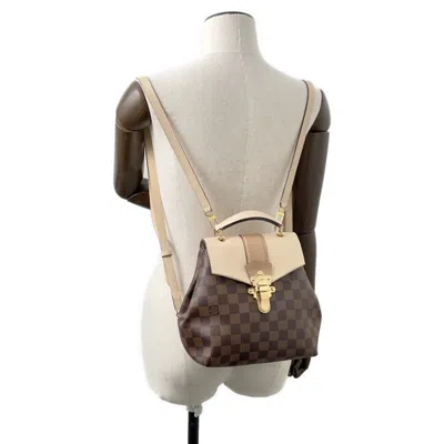 Pre-owned Louis Vuitton Damier Beige Damier Canvas Ebene Backpack ()