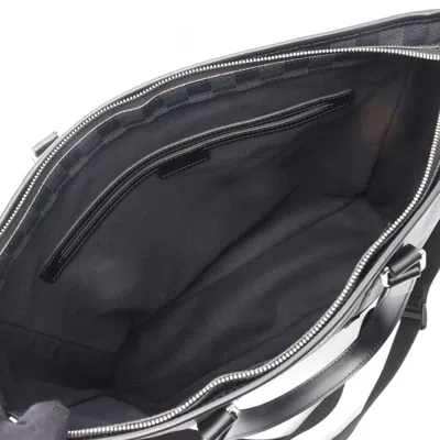 Pre-owned Louis Vuitton Damier Graphite Black Coated Canvas Tote Bag ()