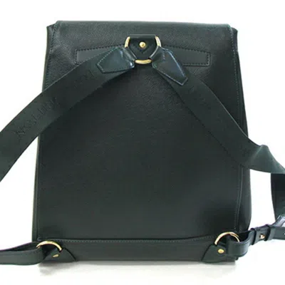 Pre-owned Louis Vuitton Episea Green Taiga Leather Backpack ()