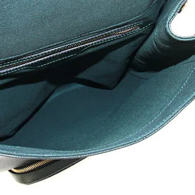 Pre-owned Louis Vuitton Episea Green Taiga Leather Backpack ()