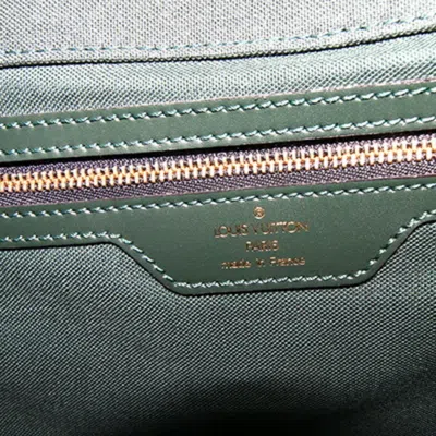 Pre-owned Louis Vuitton Episea Green Taiga Leather Backpack ()