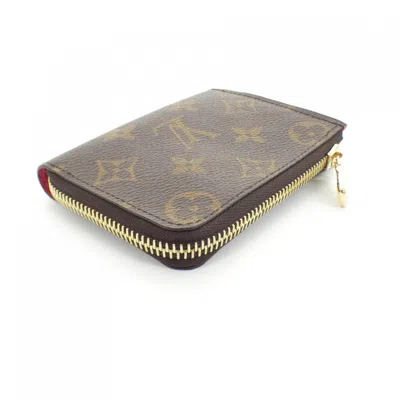 Pre-owned Louis Vuitton Grenade Marron Coated Canvas Wallet (bi-fold) ()