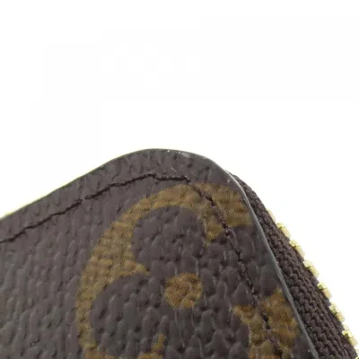 Pre-owned Louis Vuitton Grenade Marron Coated Canvas Wallet (bi-fold) ()