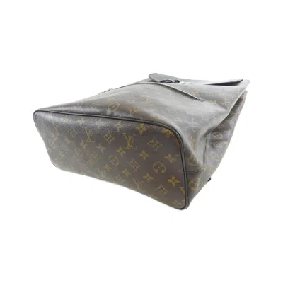Pre-owned Louis Vuitton Marron Coated Canvas Backpack ()