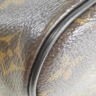 Pre-owned Louis Vuitton Marron Coated Canvas Backpack ()