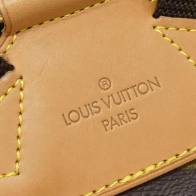 Pre-owned Louis Vuitton Marron Coated Canvas Backpack ()