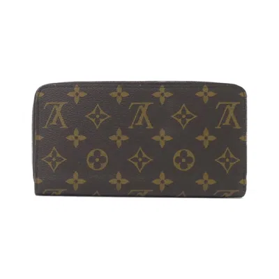 Pre-owned Louis Vuitton Marron Monogram Monogram Long Wallet (bi-fold) () In Brown