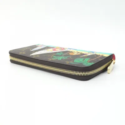 Pre-owned Louis Vuitton Marron Monogram Monogram Long Wallet (bi-fold) () In Brown