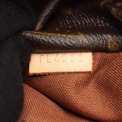 Pre-owned Louis Vuitton Monogram Brown Coated Canvas Tote Bag ()